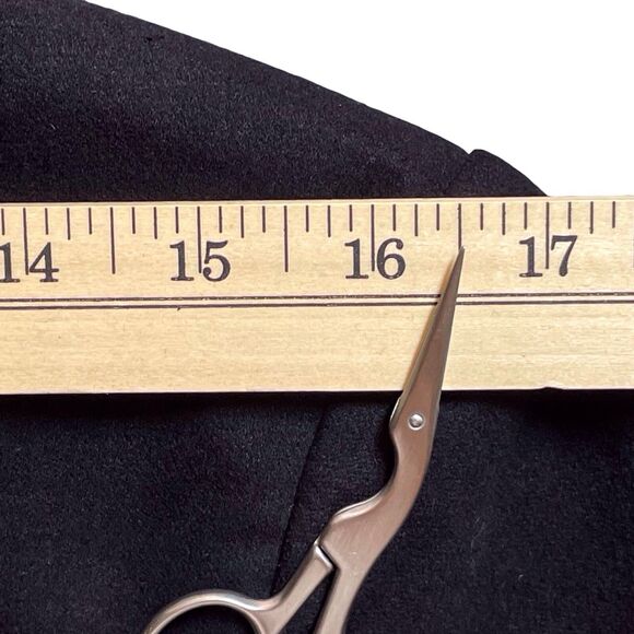 AG Adriano Goldschmied Estelle Tuxedo Blazer Size Medium Black Leather Lapel EUC - Picture 12 of 16